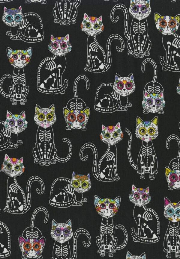 Halloween Sugar Skull Cats - Image 2